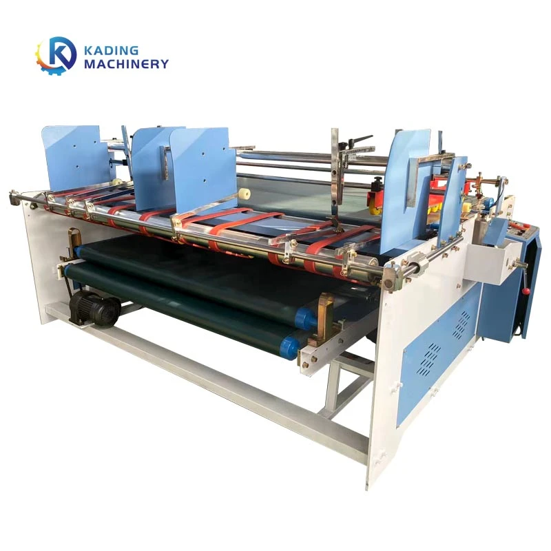 corrugated box gluing machine corrugated box gluing machine